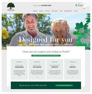 White Oak Home Care Services website launch