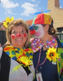 Clowning around for a jolly good cause