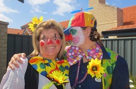 Clowning around for a jolly good cause