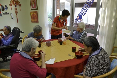 Concorde Aged Care Home Asian meal