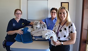 Rockingham Aged Care Home Western Australia donation to Malibu Veterinary Hospital Safety Bay