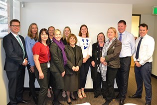 Hall & Prior corporate staff with Julie Collins